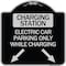 Signmission Charging Station Electric Car Parking Only While Charging with Left and Right Down Po, BS-1818-24282 A-DES-BS-1818-24282 - alternate 1